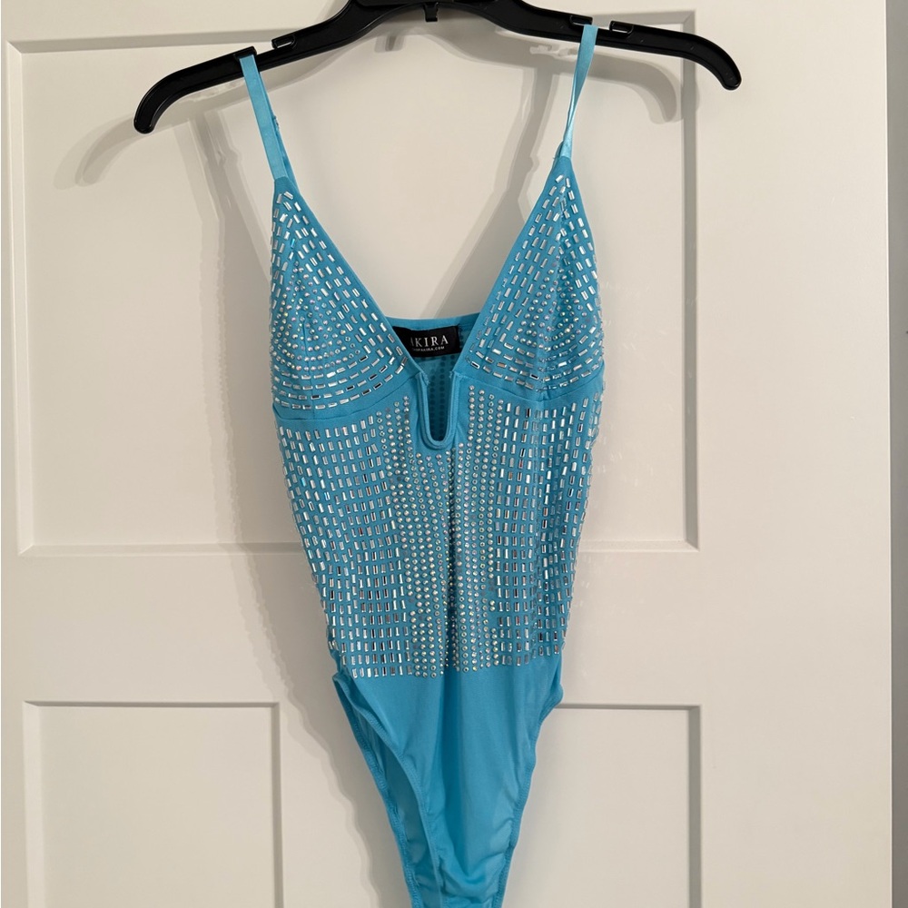 Akira beaded bodysuit